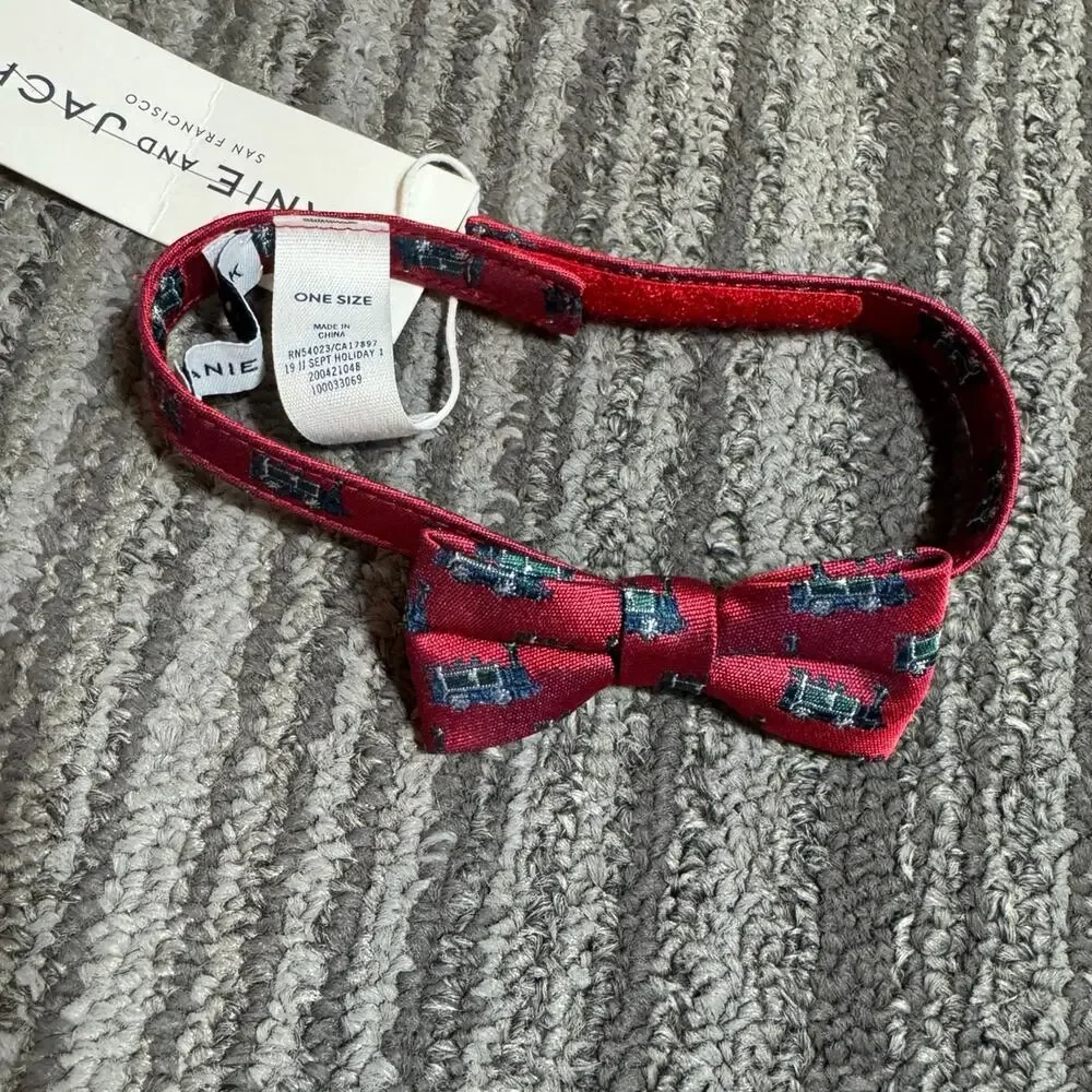 Janie and Jack Boy Accessories Lot of 4 Bow Tie Sock NWT Velvet Floral Nordstrom
